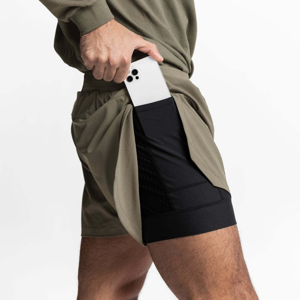 Yoga Muscle Men's Gym Sports Shorts Stretch