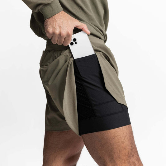 Yoga Muscle Men's Gym Sports Shorts Stretch
